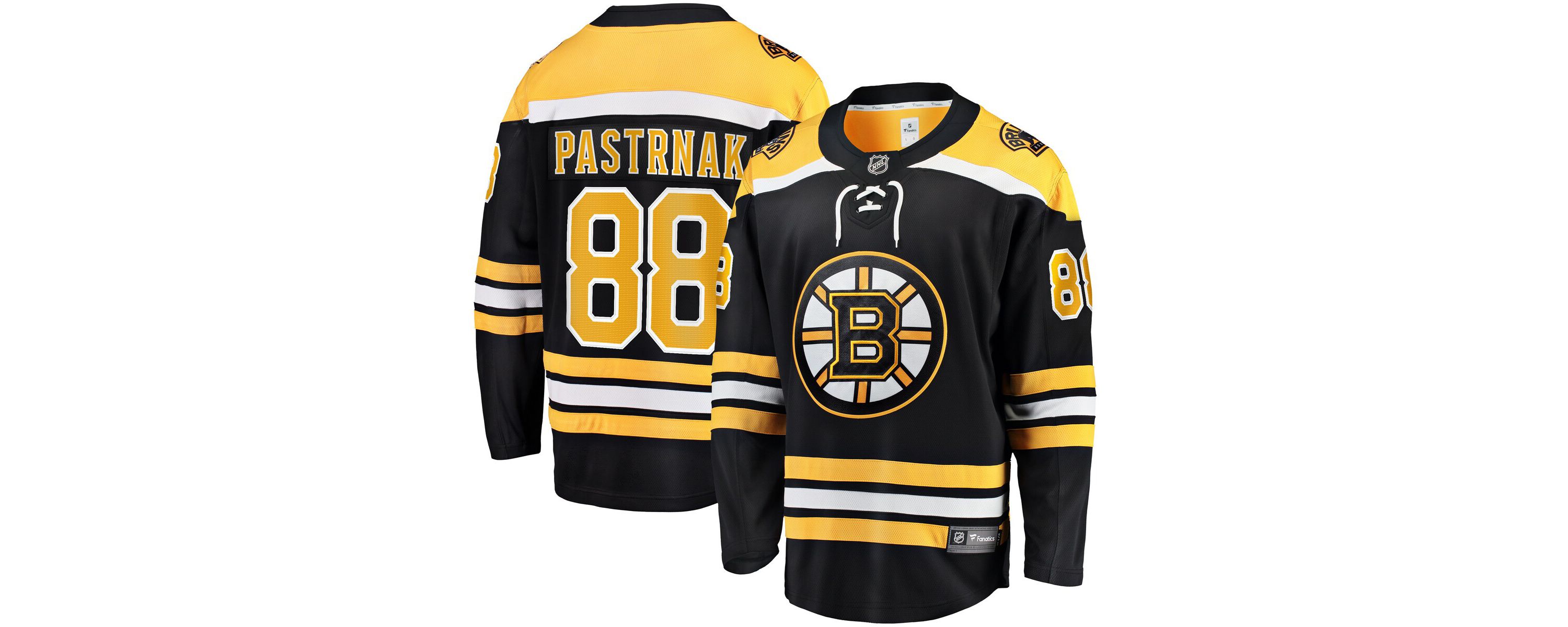 NHL Fanatics David Pastrnak Home Breakaway Jersey