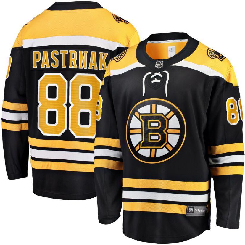 NHL Fanatics David Pastrnak Home Breakaway Jersey