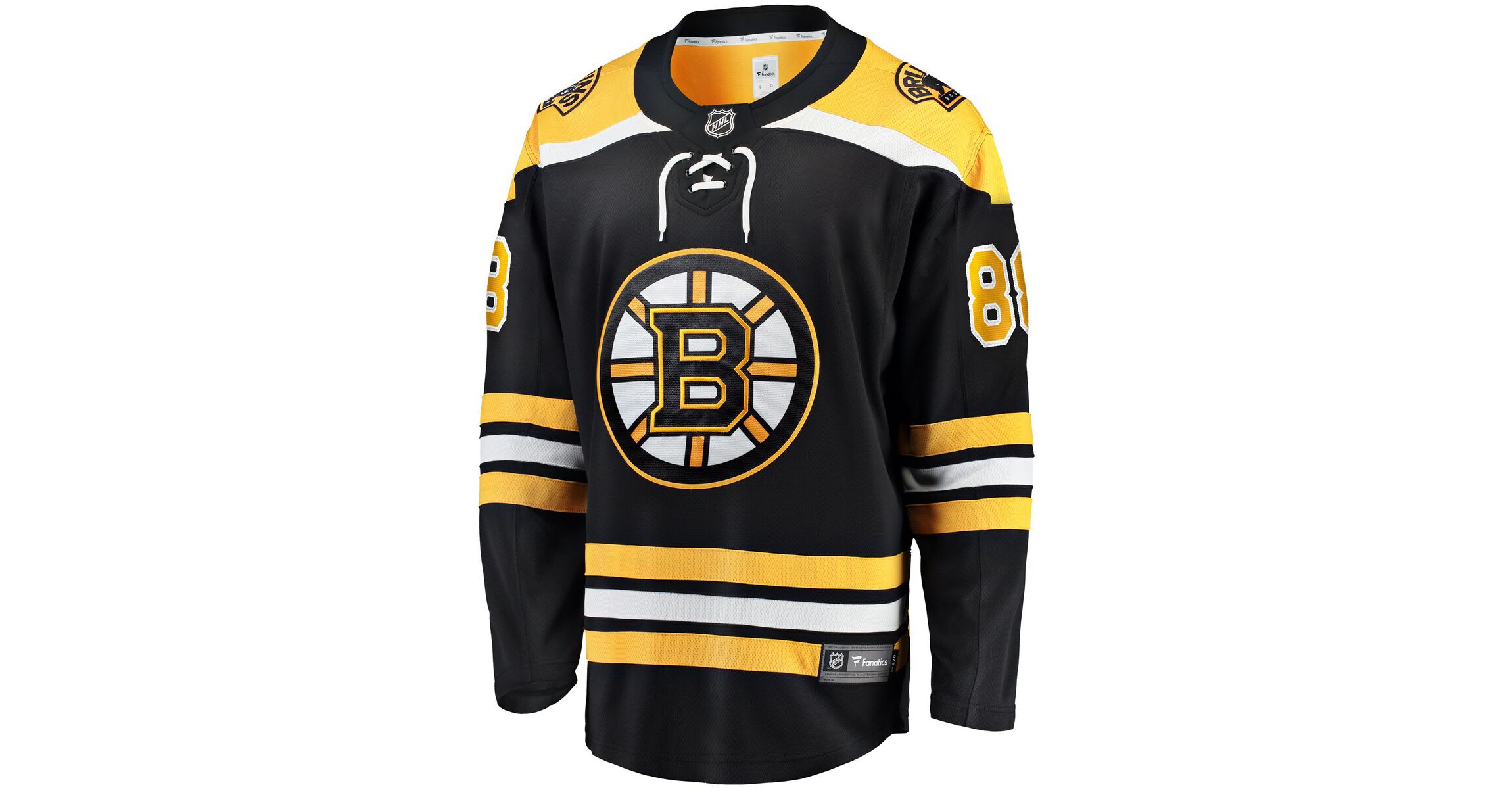 NHL Fanatics David Pastrnak Home Breakaway Jersey