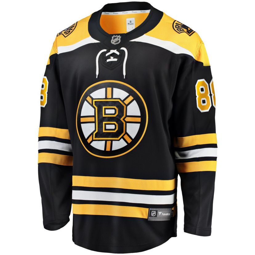 NHL Fanatics David Pastrnak Home Breakaway Jersey