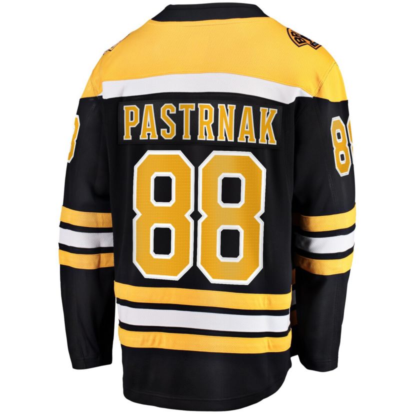 NHL Fanatics David Pastrnak Home Breakaway Jersey