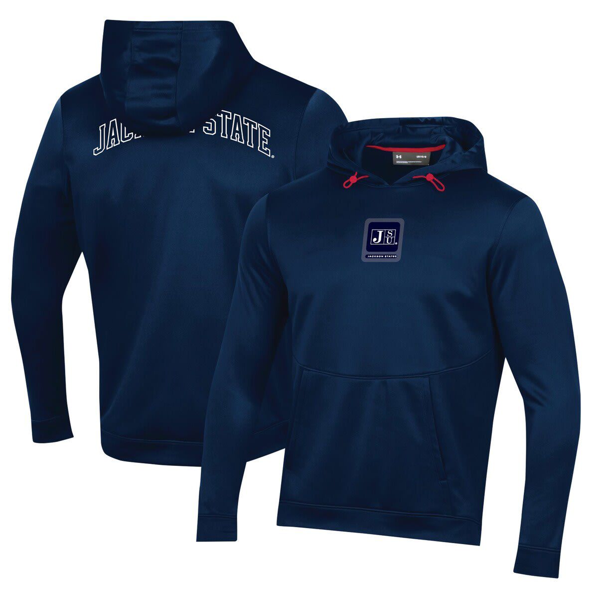 NCAA Under Armour Jackson State Tigers 2023 Sideline Steiner Pullover Hoodie