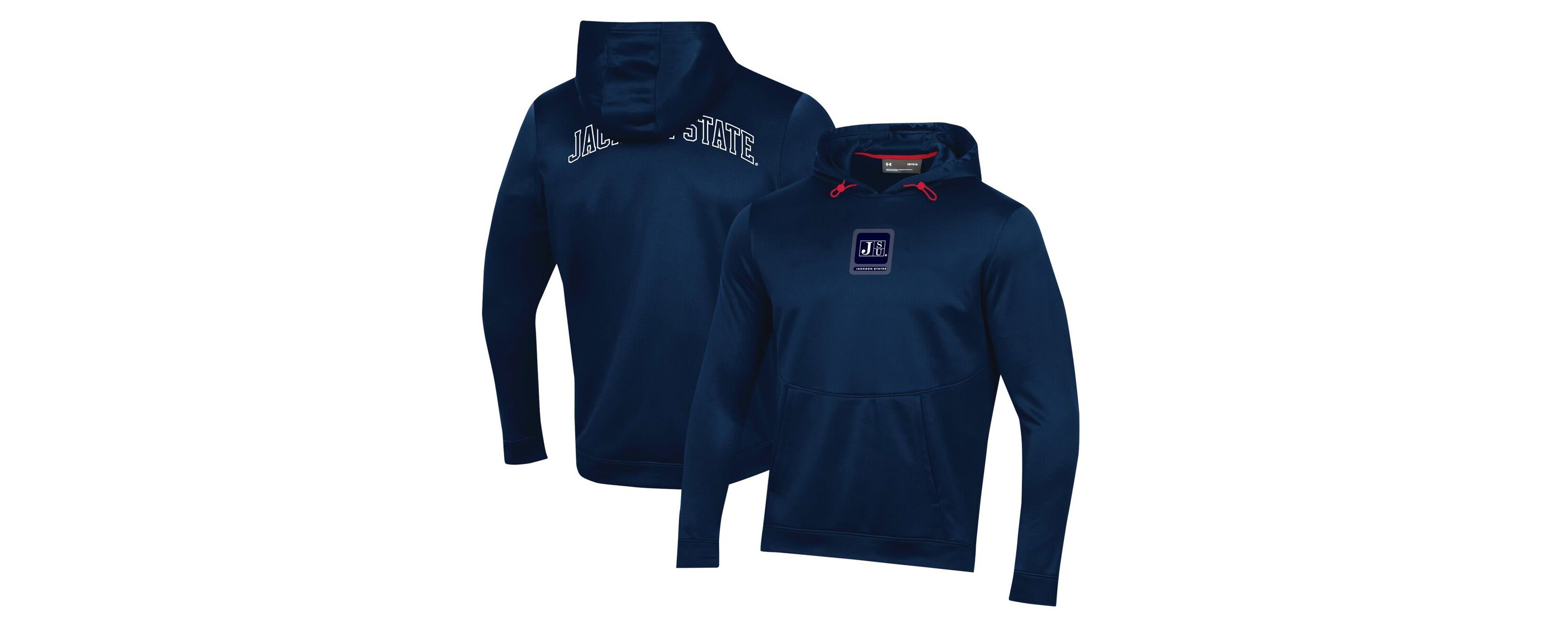 NCAA Under Armour Jackson State Tigers 2023 Sideline Steiner Pullover Hoodie