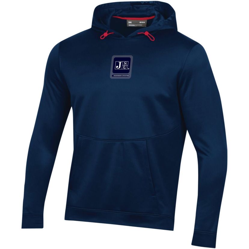 NCAA Under Armour Jackson State Tigers 2023 Sideline Steiner Pullover Hoodie