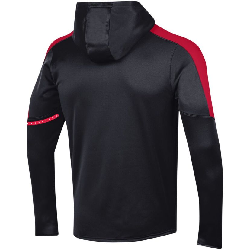 NCAA Under Armour Maryland Terrapins 2023 Sideline Quarter-Zip Hoodie