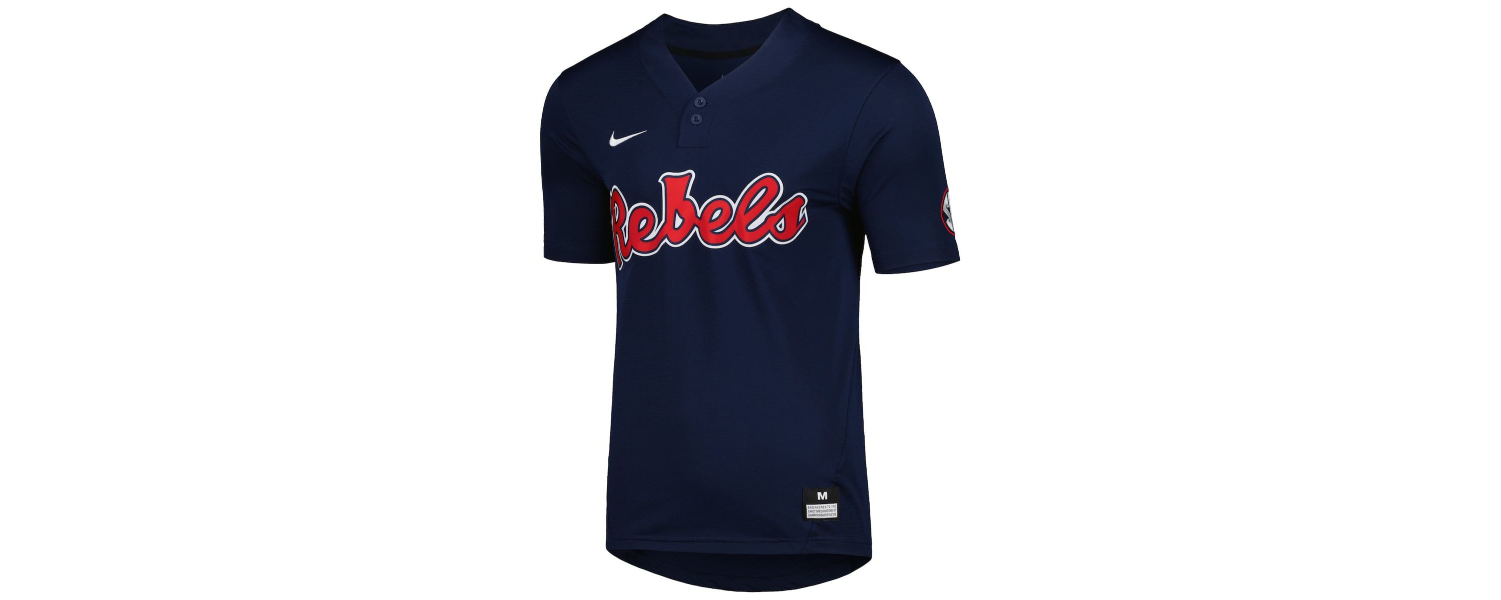 NCAA Nike Ole Miss Rebels 2-Button Replica Baseball Jersey