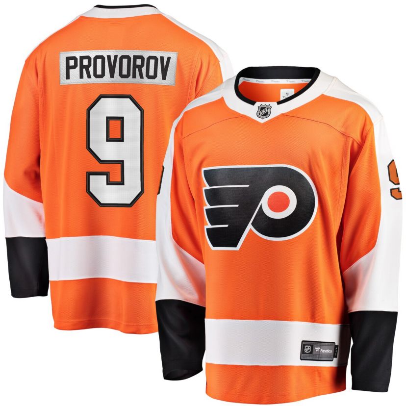 NHL Fanatics Ivan Provorov Philadelphia Flyers Home Breakaway Jersey