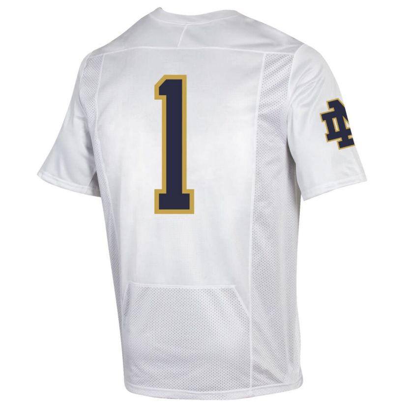 NCAA Under Armour #1 Notre Dame Fighting Irish Premiere Football Jersey