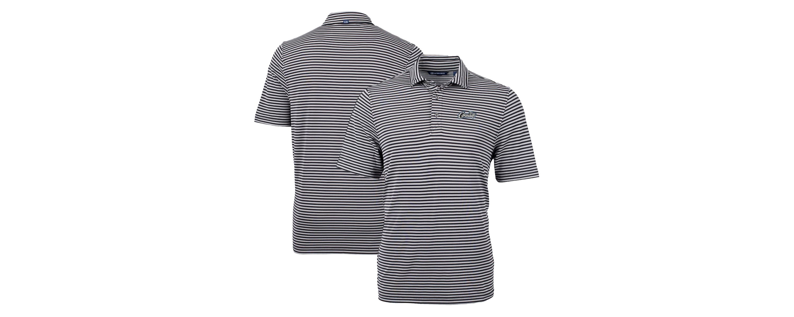 NCAA UCF Knights Citronaut Logo Virtue Eco Pique Stripe Recycled Big & Tall Polo