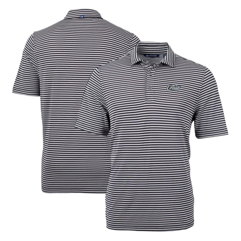 NCAA UCF Knights Citronaut Logo Virtue Eco Pique Stripe Recycled Big & Tall Polo