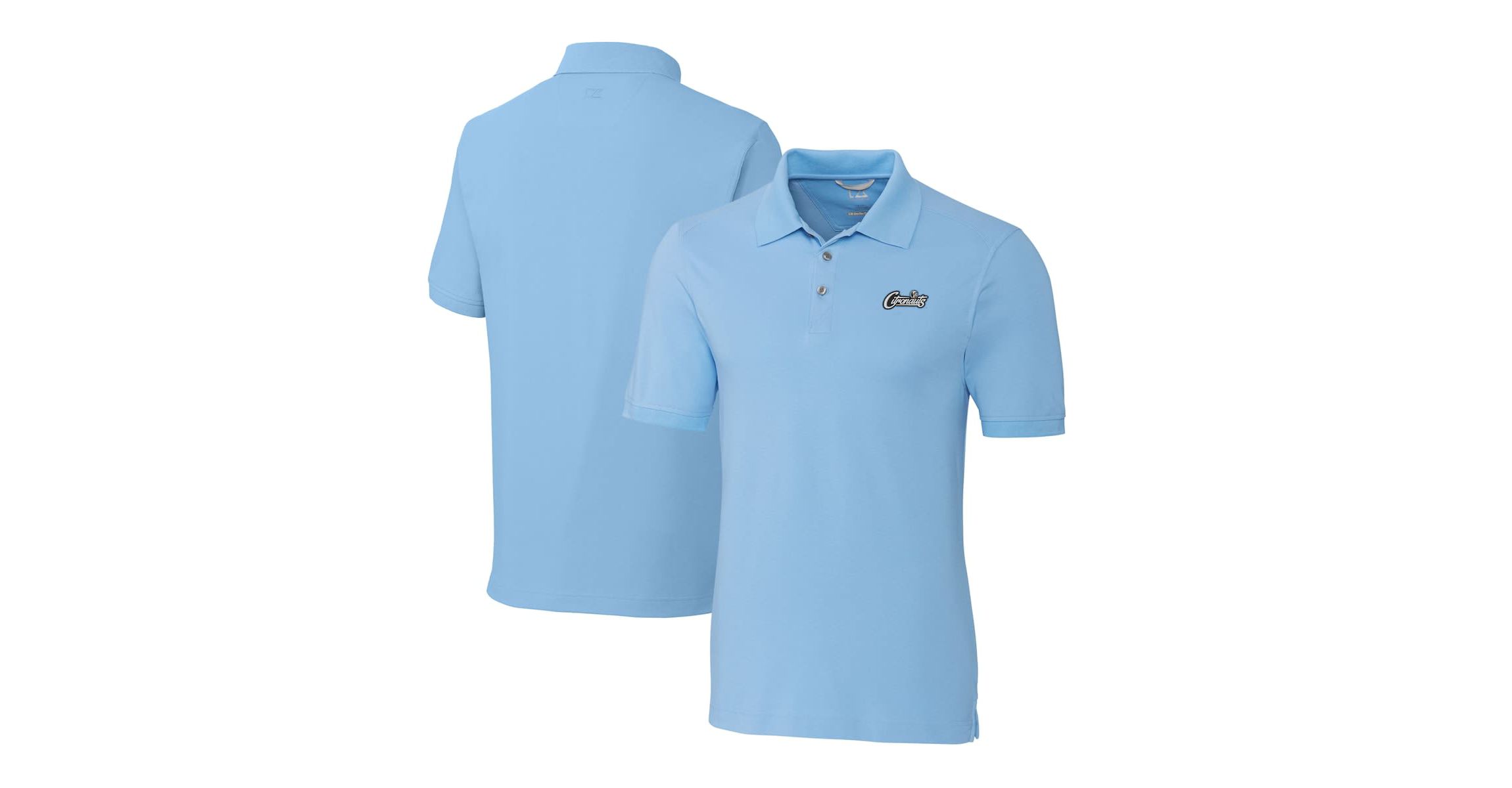 NCAA Light UCF Knights Citronaut Logo Advantage Tri-Blend Pique Big & Tall Polo