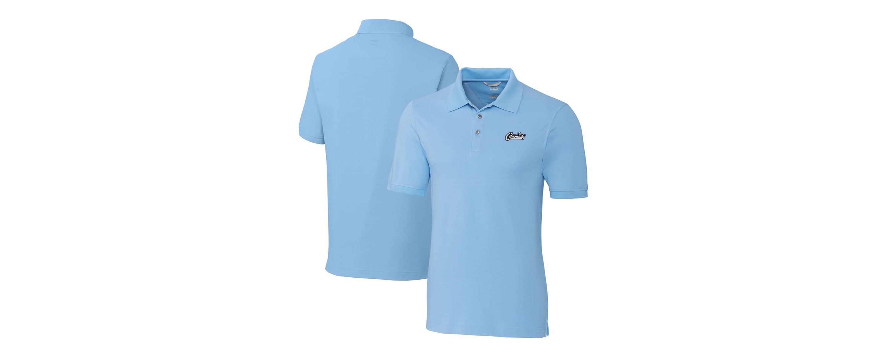 NCAA Light UCF Knights Citronaut Logo Advantage Tri-Blend Pique Big & Tall Polo