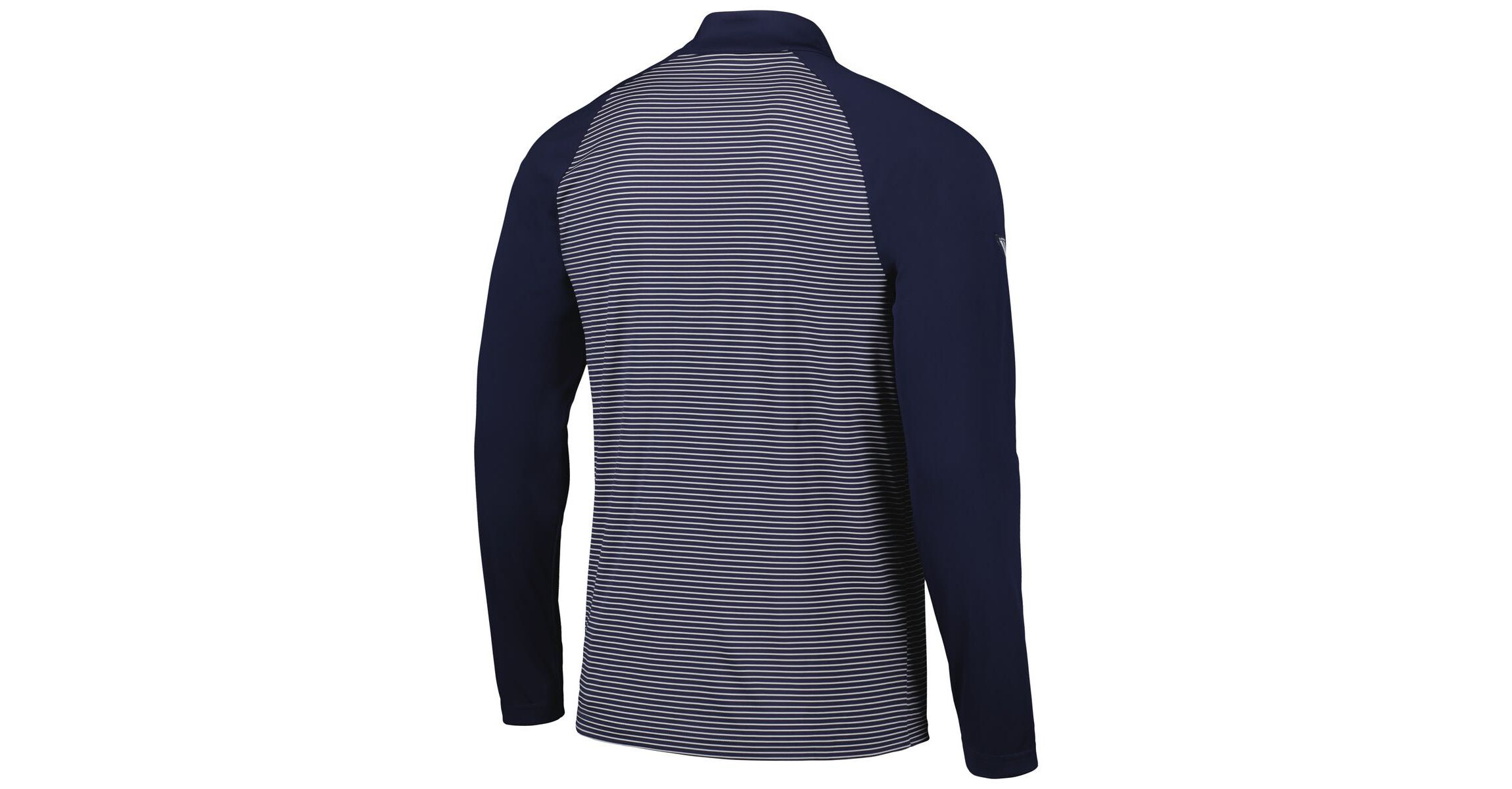 MLB Houston Astros Charter Striped Raglan Quarter-Zip Top