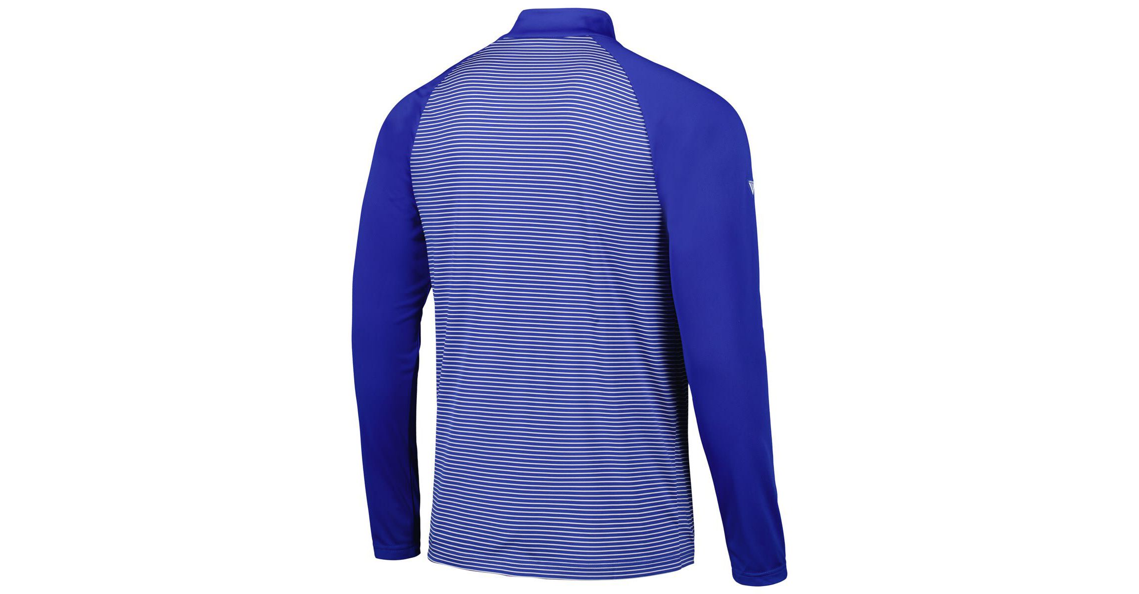 MLB New York Mets Charter Striped Raglan Quarter-Zip Top