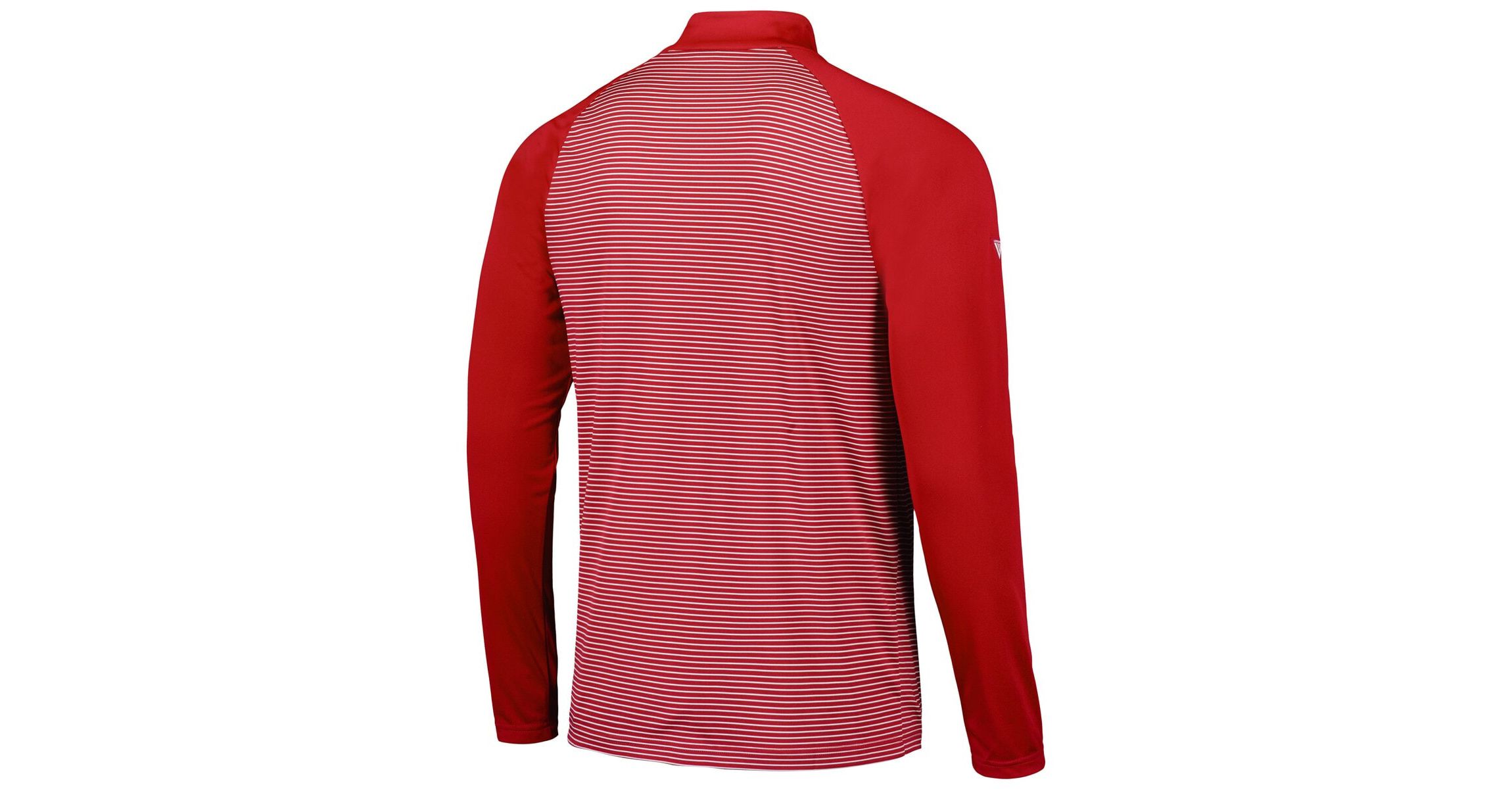 MLB St. Louis Cardinals Charter Striped Raglan Quarter-Zip Top