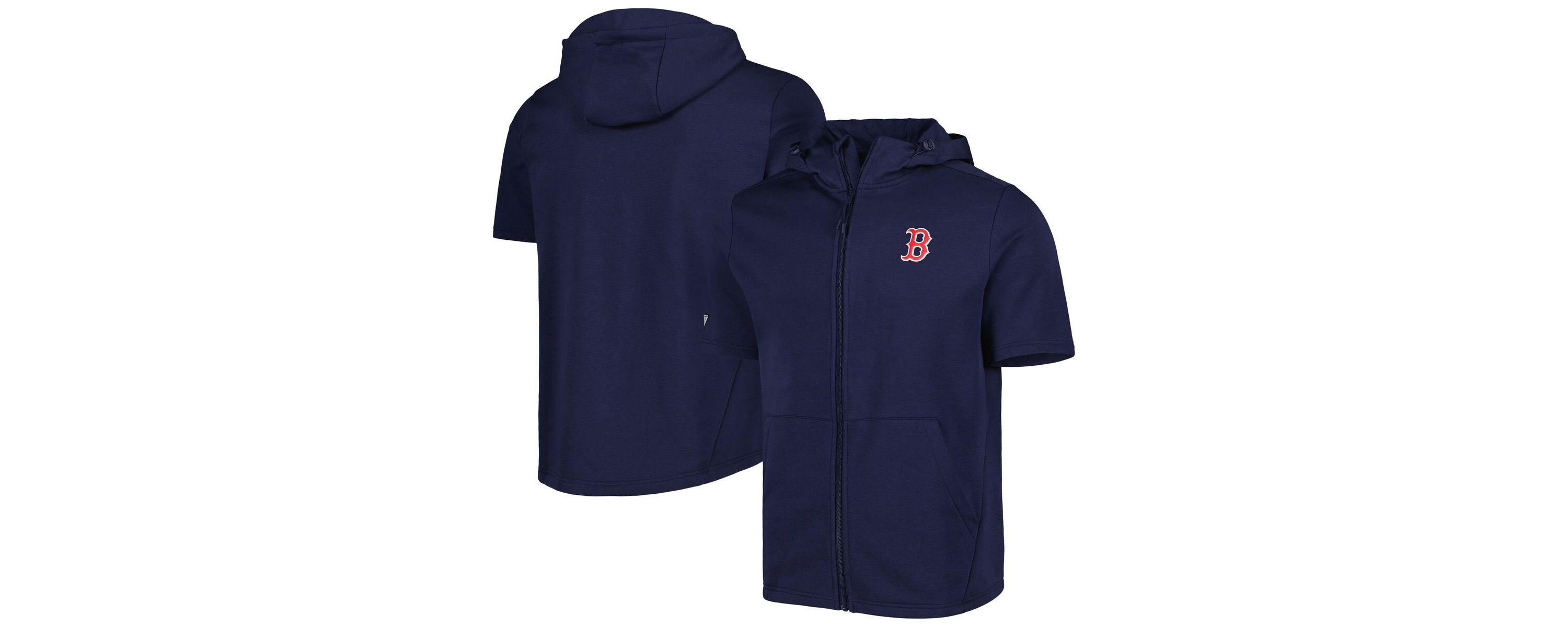 Boston Red Sox MLB Boston Sox Recruit Full-Zip Short Sleeve Hoodie