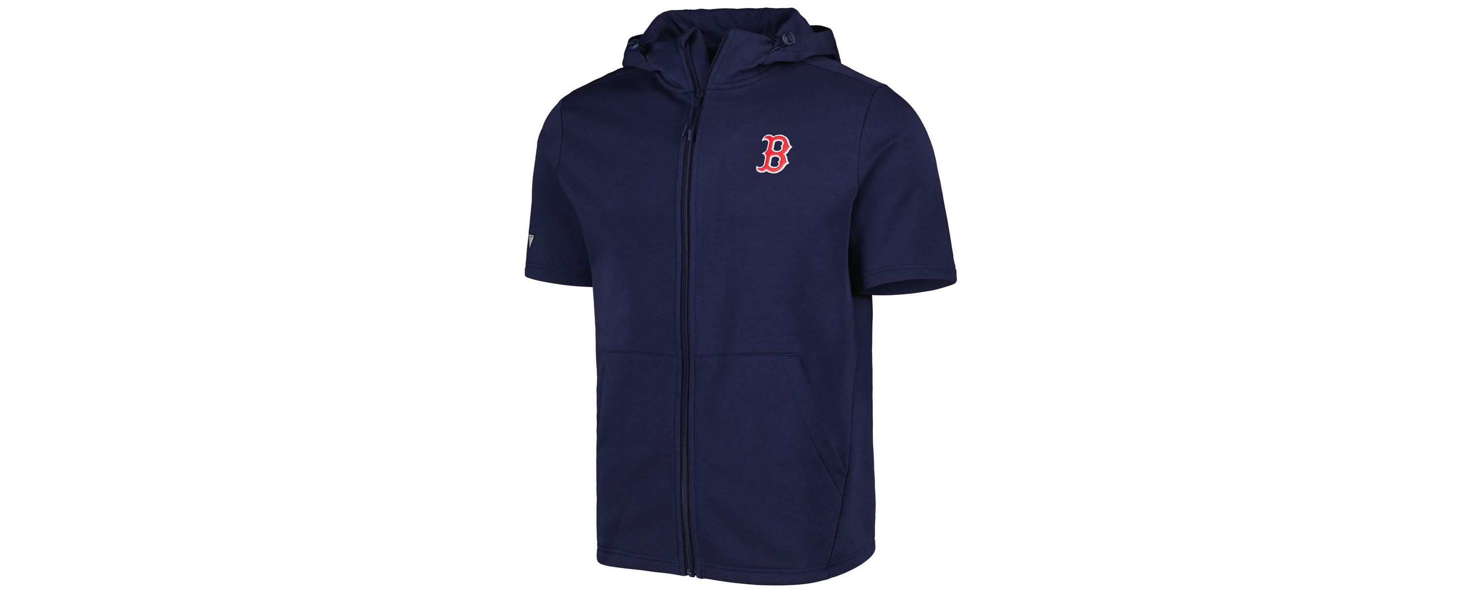 Boston Red Sox MLB Boston Sox Recruit Full-Zip Short Sleeve Hoodie