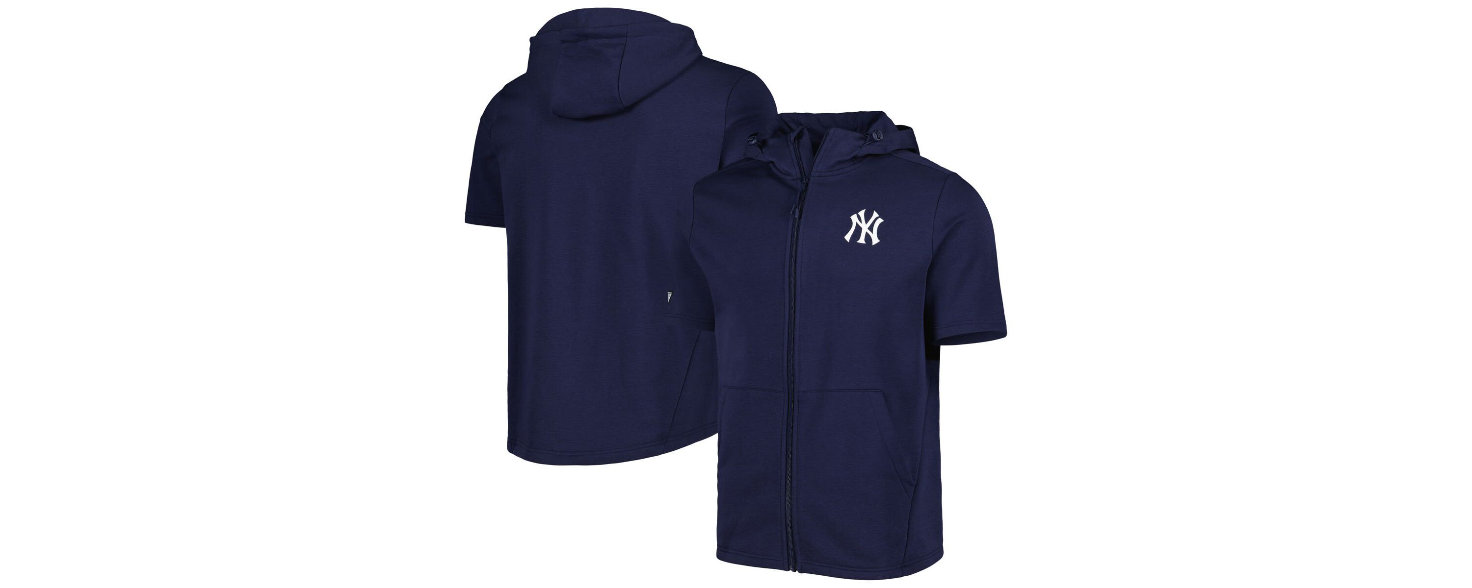 MLB New York Yankees Recruit Full-Zip Short Sleeve Hoodie