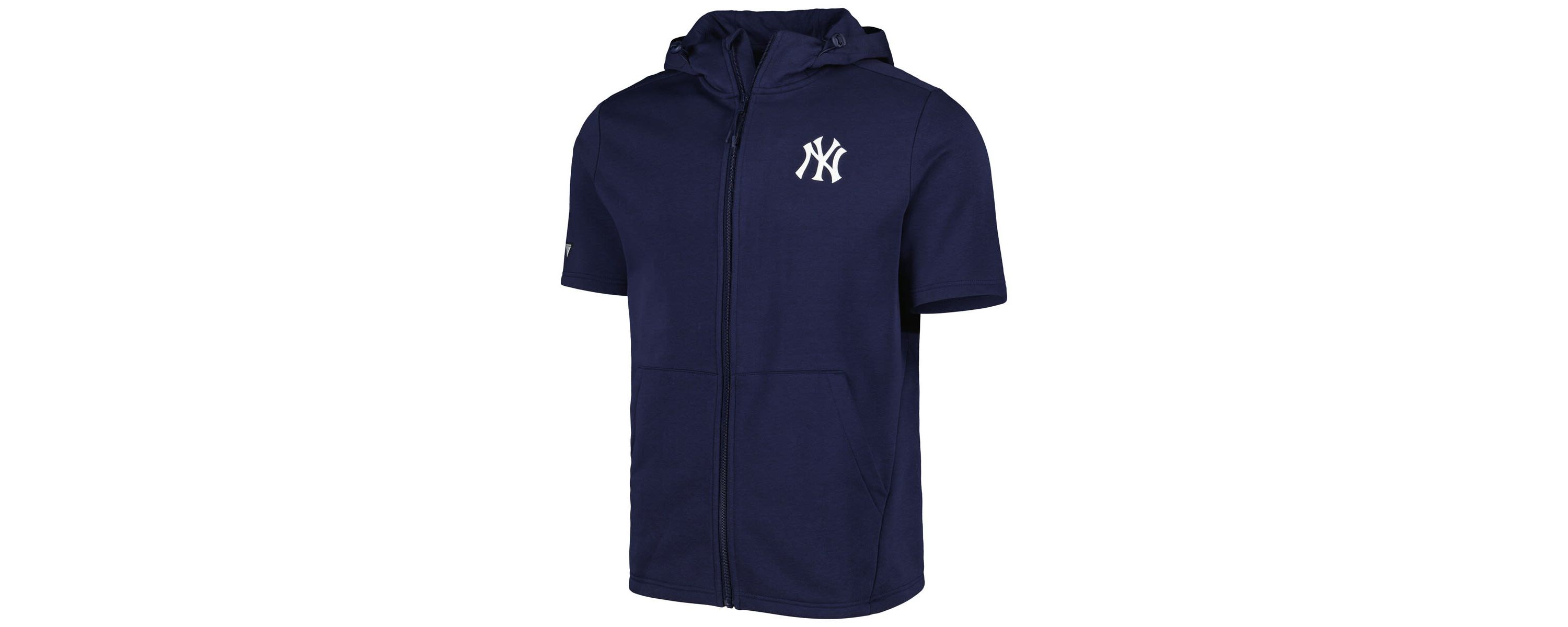 MLB New York Yankees Recruit Full-Zip Short Sleeve Hoodie