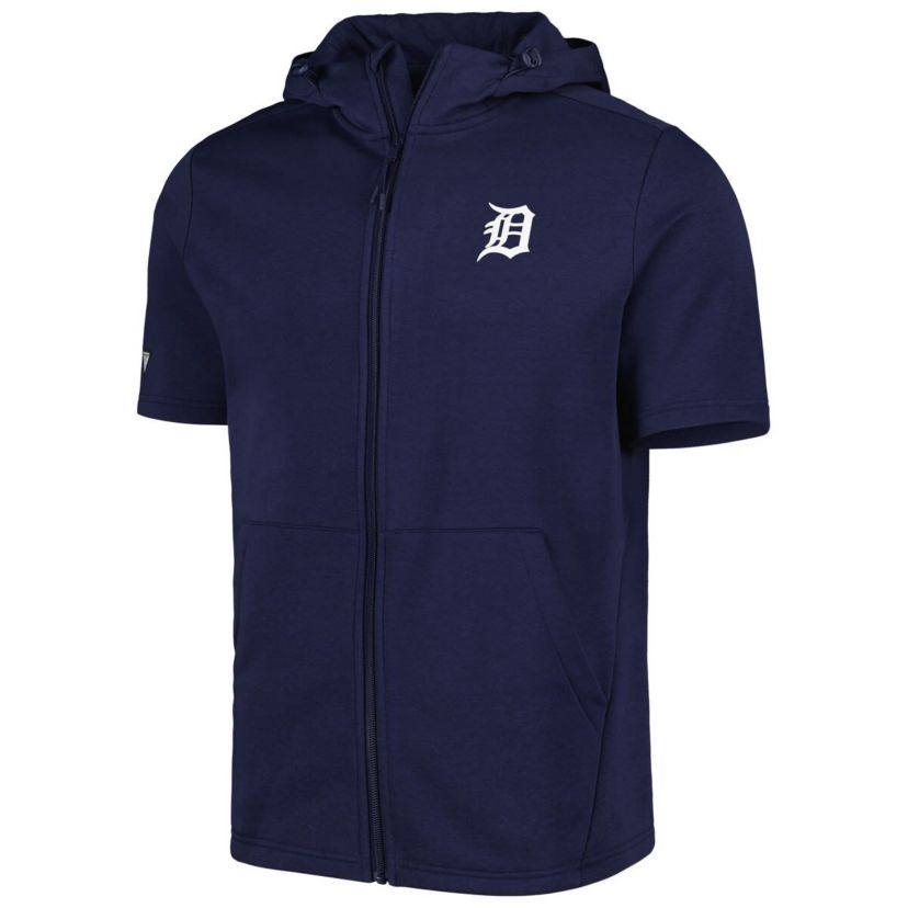 MLB Detroit Tigers Recruit Full-Zip Short Sleeve Hoodie