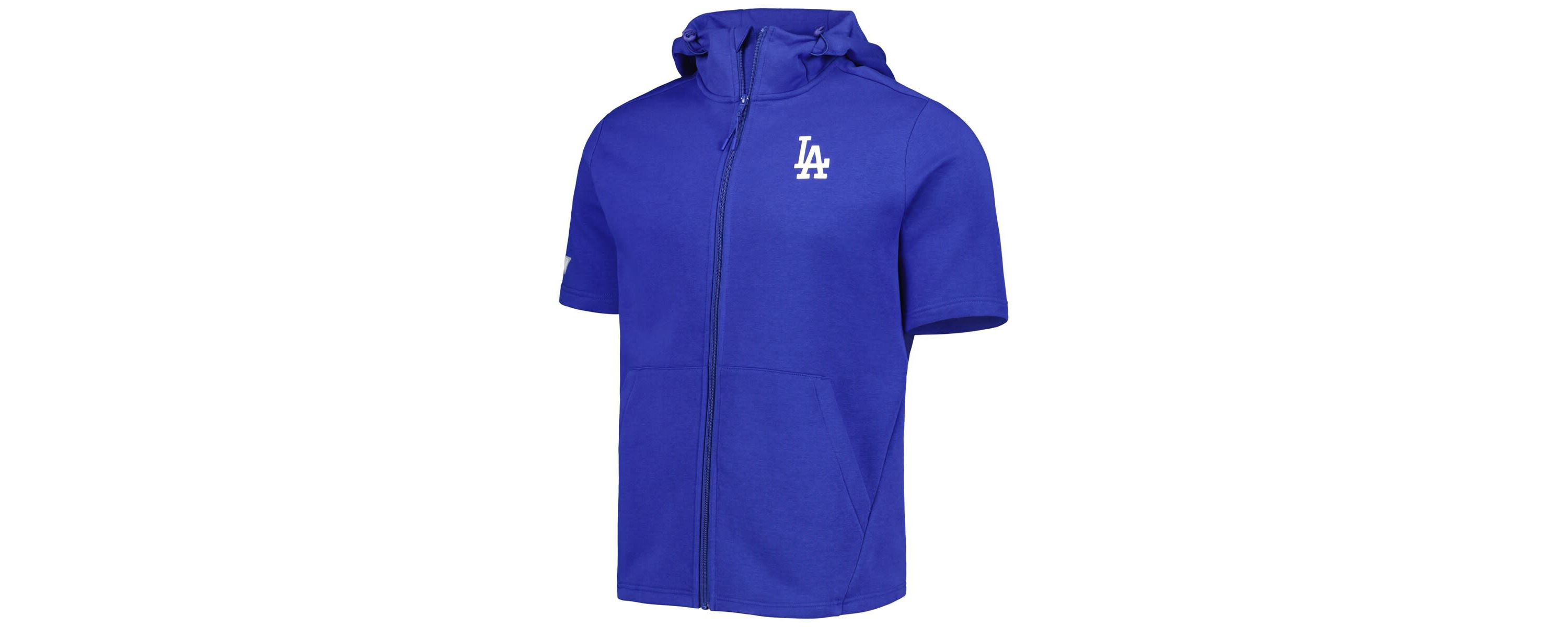 MLB Los Angeles Dodgers Recruit Full-Zip Short Sleeve Hoodie