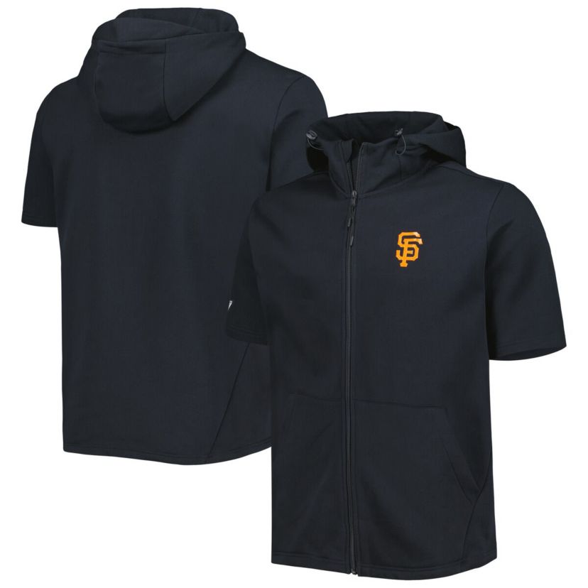 MLB San Francisco Giants Recruit Full-Zip Short Sleeve Hoodie