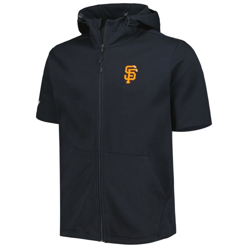 MLB San Francisco Giants Recruit Full-Zip Short Sleeve Hoodie
