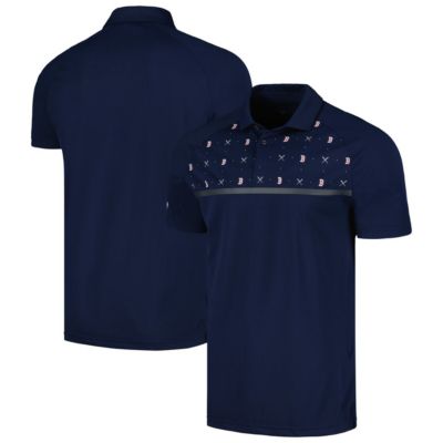 Levelwear Men's Boston Red Sox MLB Boston Sox Sector Batter Up Raglan Polo -  32041555333653
