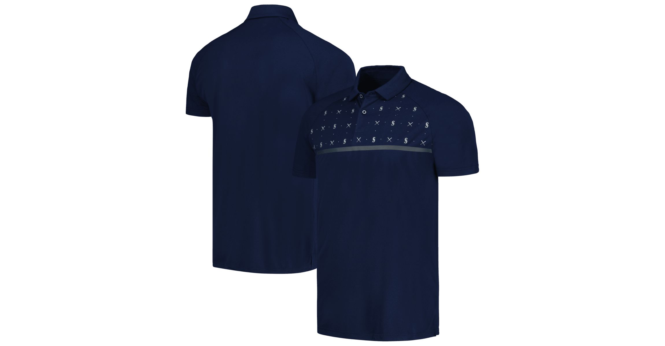 MLB Seattle Mariners Sector Batter Up Raglan Polo