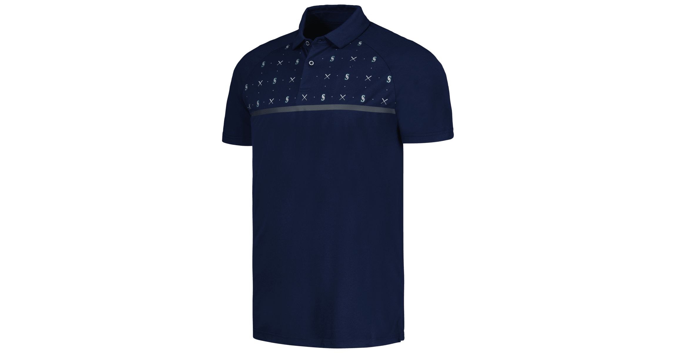 MLB Seattle Mariners Sector Batter Up Raglan Polo