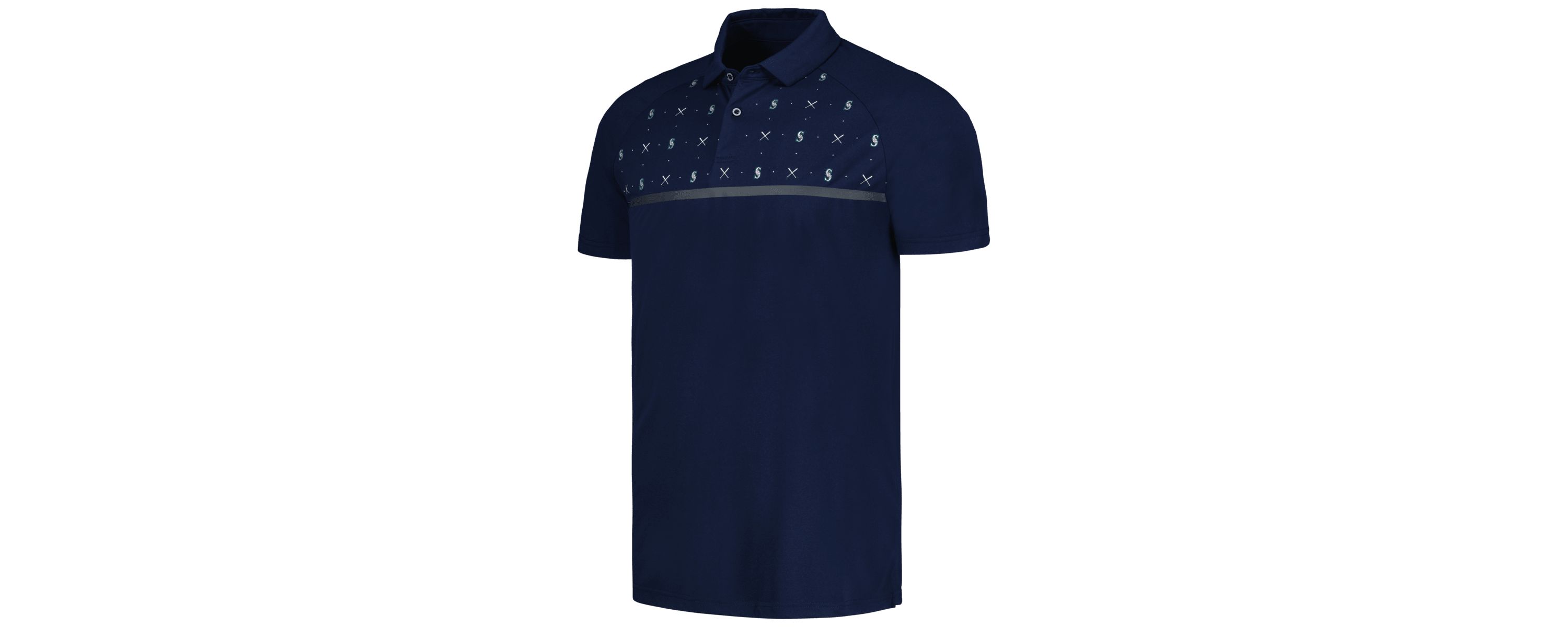MLB Seattle Mariners Sector Batter Up Raglan Polo
