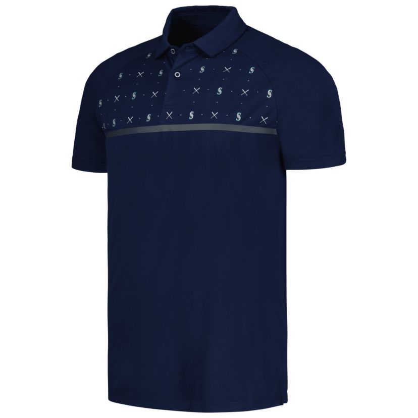MLB Seattle Mariners Sector Batter Up Raglan Polo