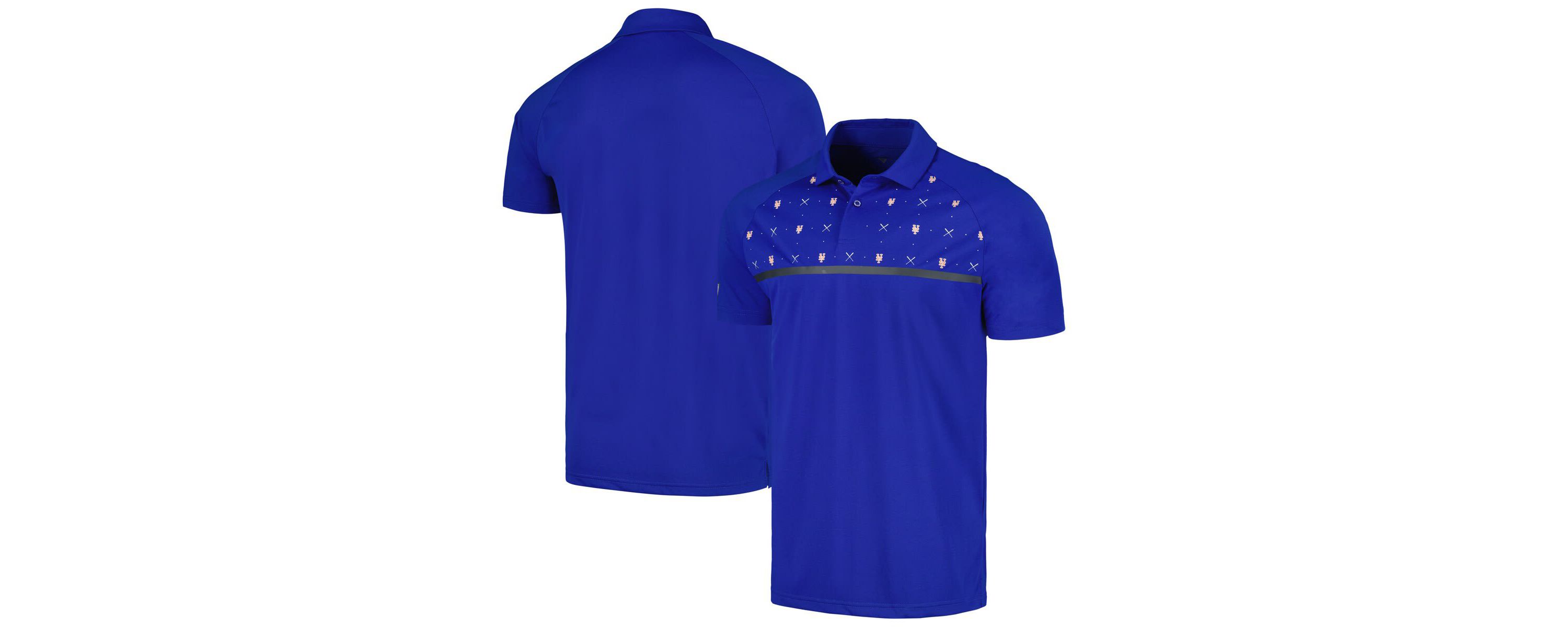 MLB New York Mets Sector Batter Up Raglan Polo