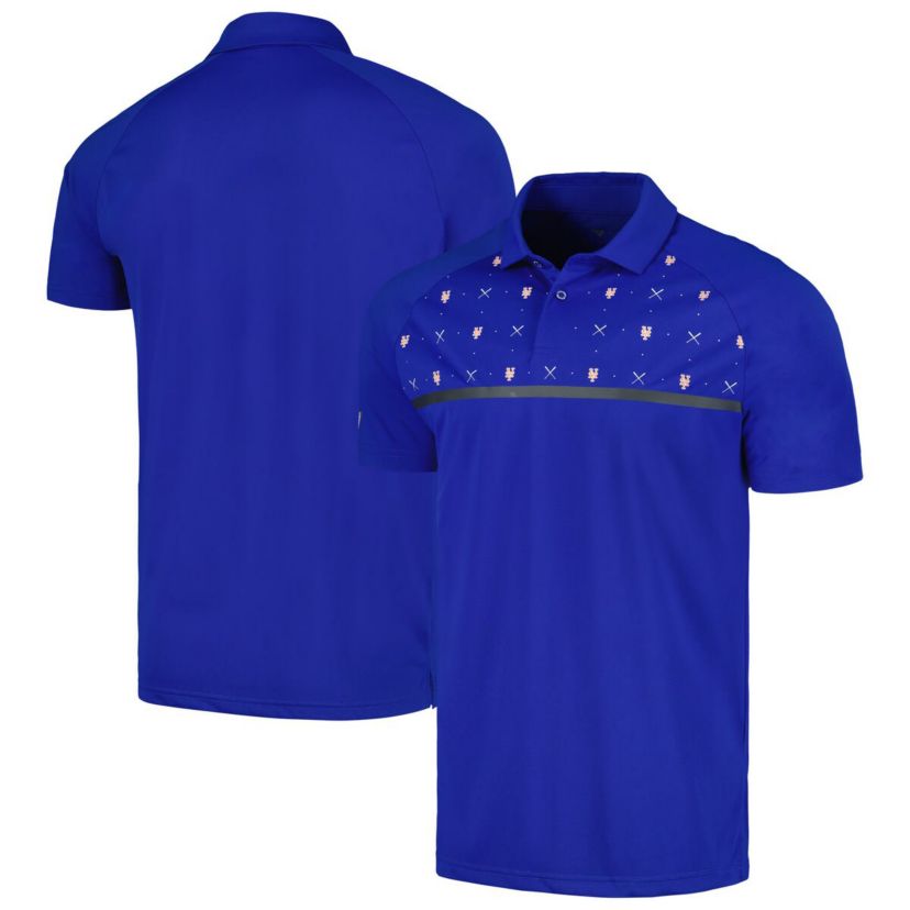 MLB New York Mets Sector Batter Up Raglan Polo