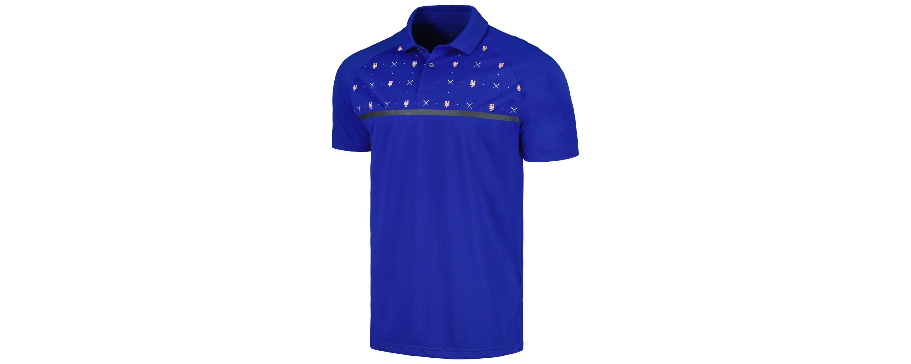 MLB New York Mets Sector Batter Up Raglan Polo