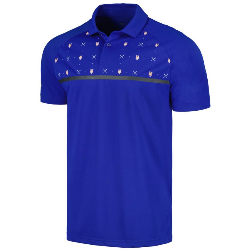 MLB New York Mets Sector Batter Up Raglan Polo