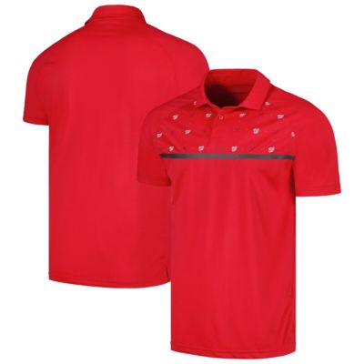 Levelwear Men's MLB Washington Nationals Sector Batter Up Raglan Polo, Red, 3XL -  0629321030505
