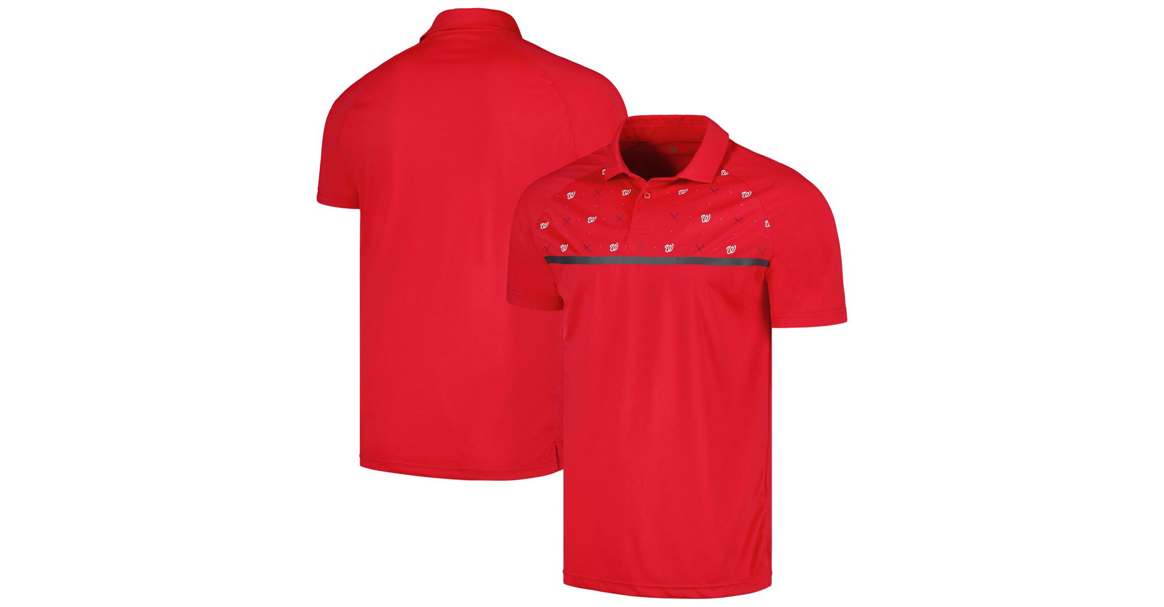 MLB Washington Nationals Sector Batter Up Raglan Polo