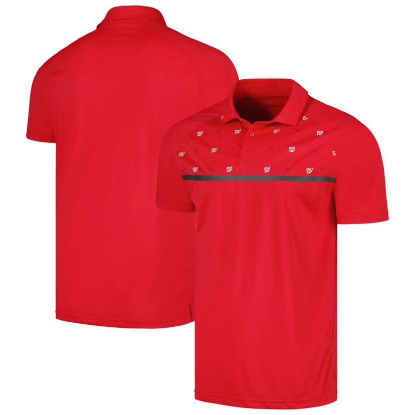 MLB Washington Nationals Sector Batter Up Raglan Polo