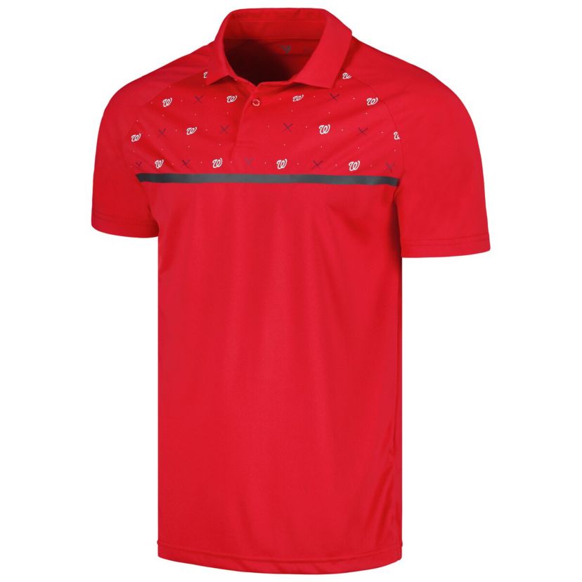 MLB Washington Nationals Sector Batter Up Raglan Polo
