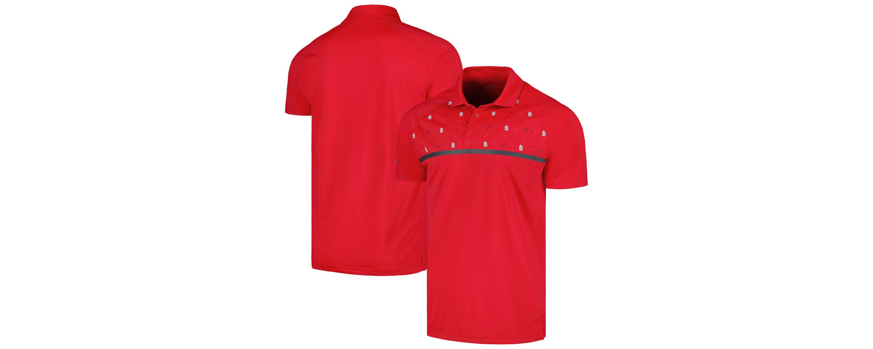 MLB St. Louis Cardinals Sector Batter Up Raglan Polo
