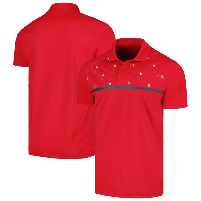 MLB St. Louis Cardinals Sector Batter Up Raglan Polo