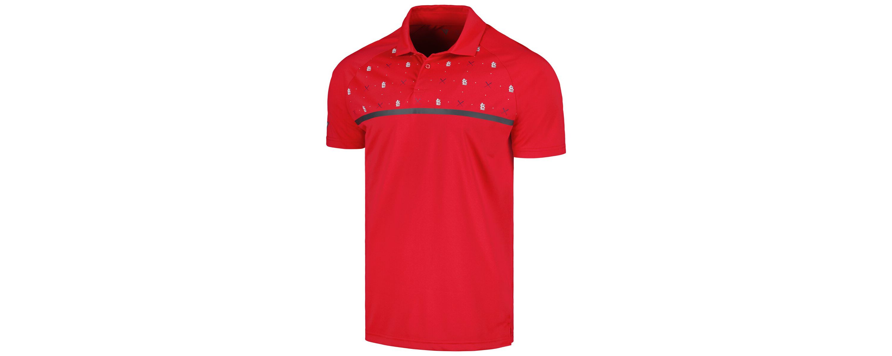 MLB St. Louis Cardinals Sector Batter Up Raglan Polo