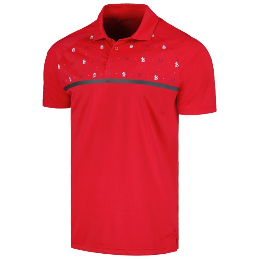 MLB St. Louis Cardinals Sector Batter Up Raglan Polo