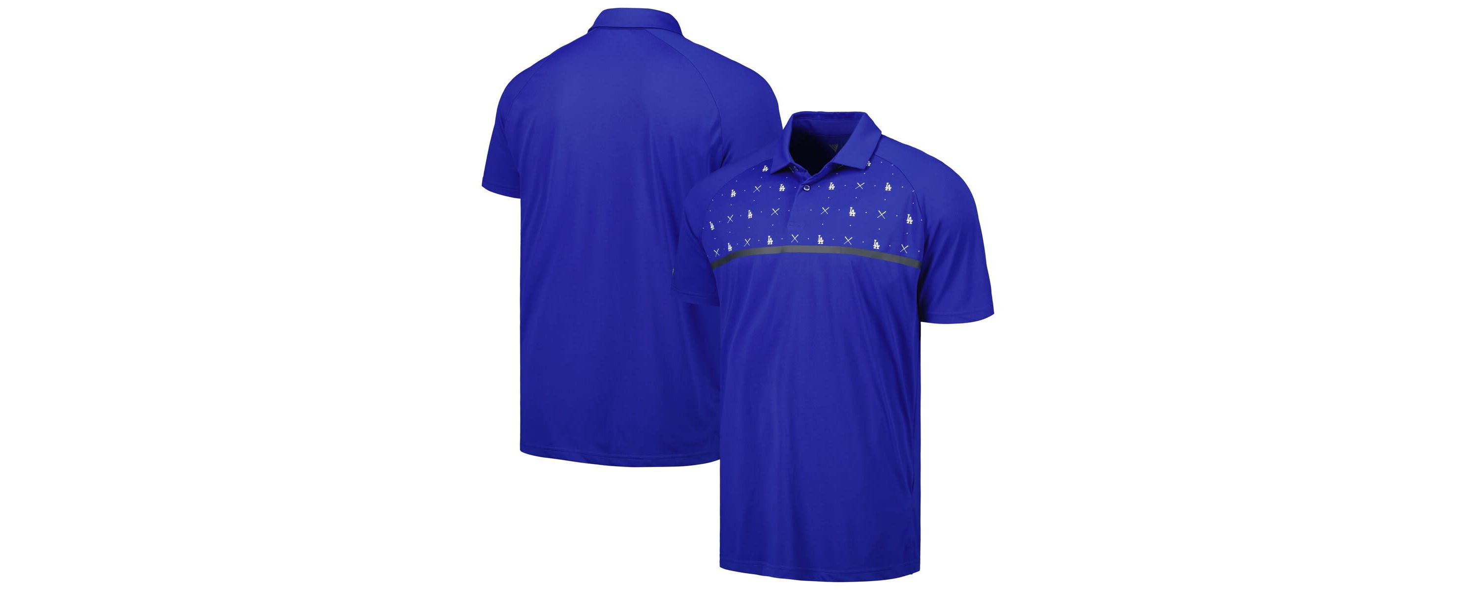 MLB Los Angeles Dodgers Sector Batter Up Raglan Polo