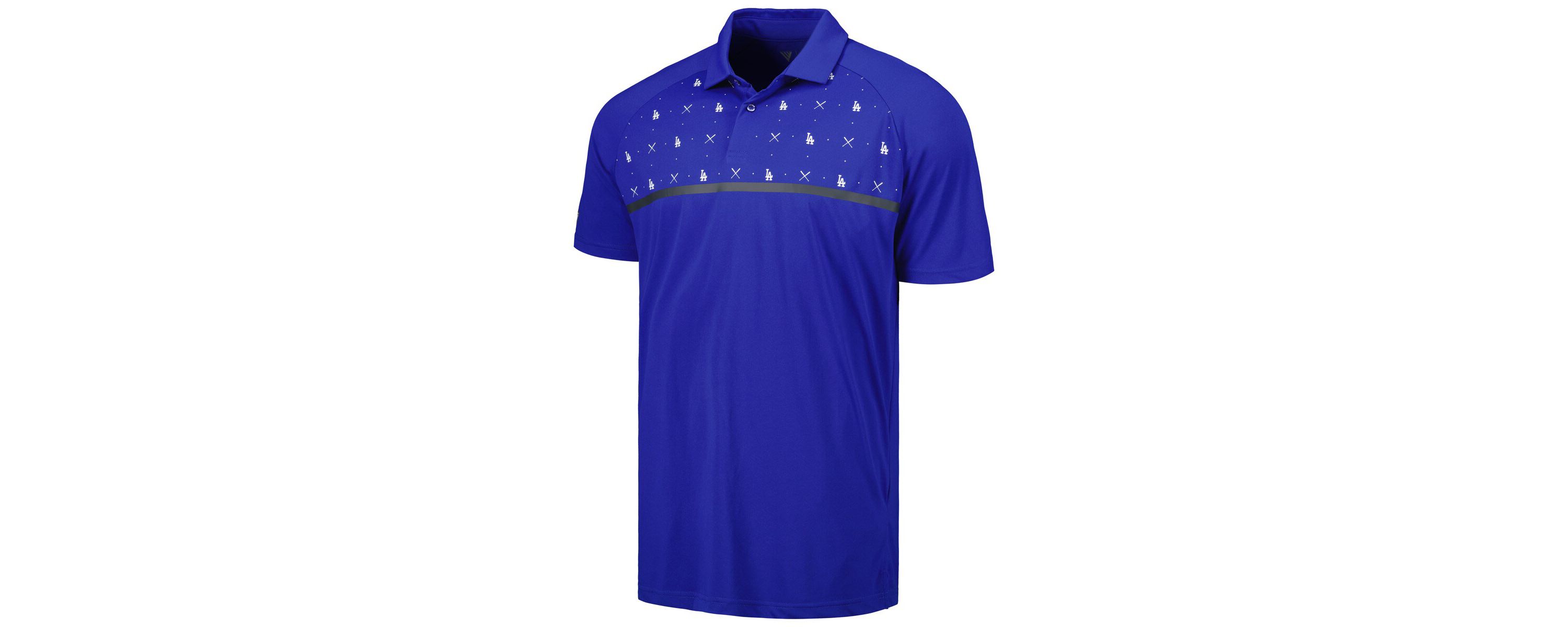 MLB Los Angeles Dodgers Sector Batter Up Raglan Polo