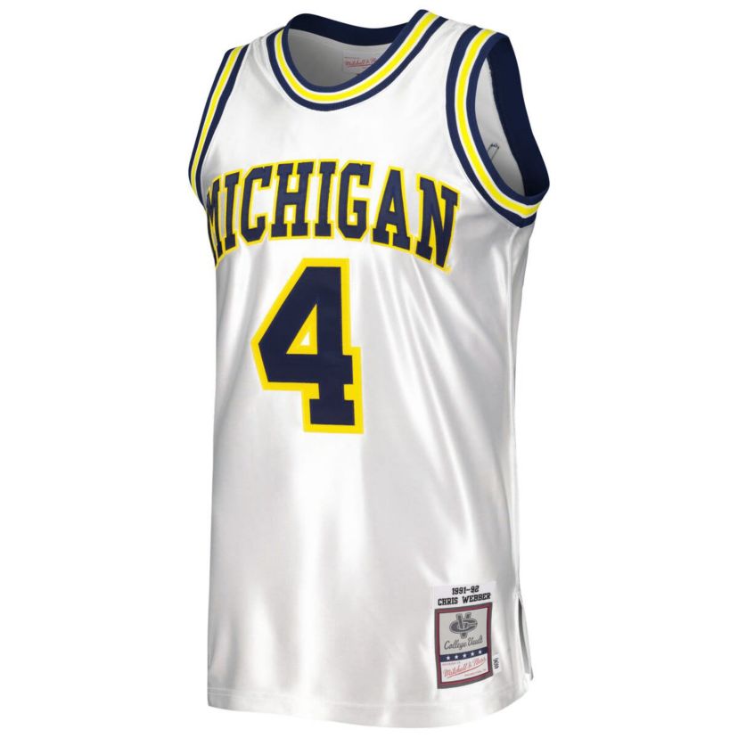 NCAA Chris Webber Michigan Wolverines 1991/92 Authentic Jersey