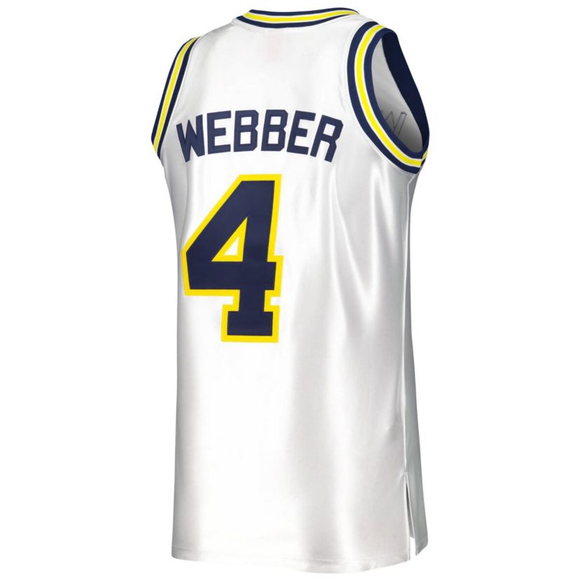 NCAA Chris Webber Michigan Wolverines 1991/92 Authentic Jersey