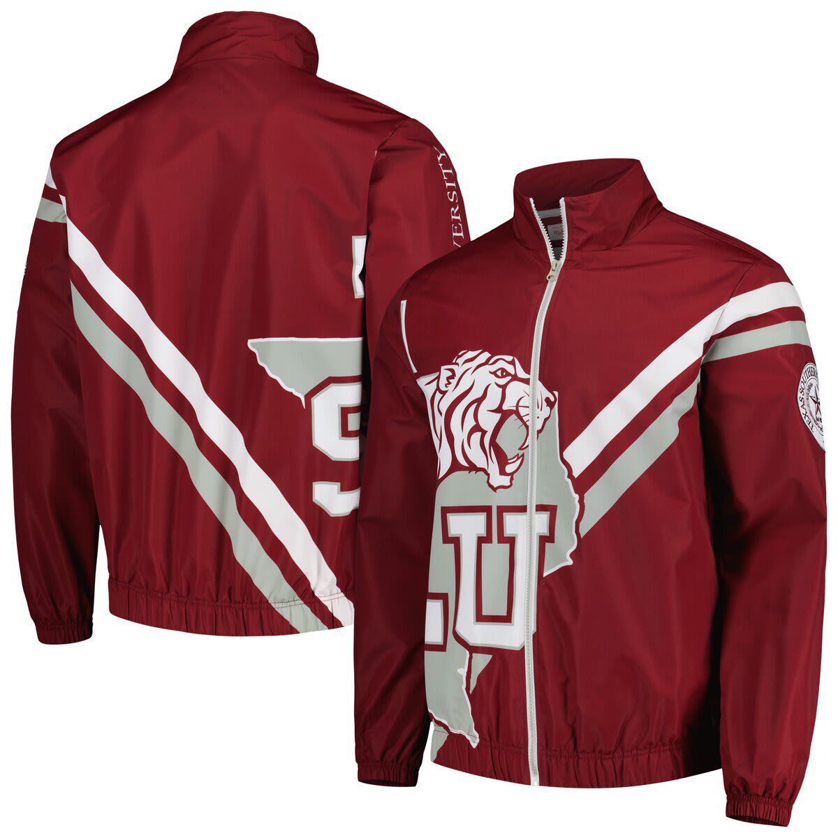 NCAA Texas Southern Tigers Exploded Logo Warm Up Full-Zip Jacket
