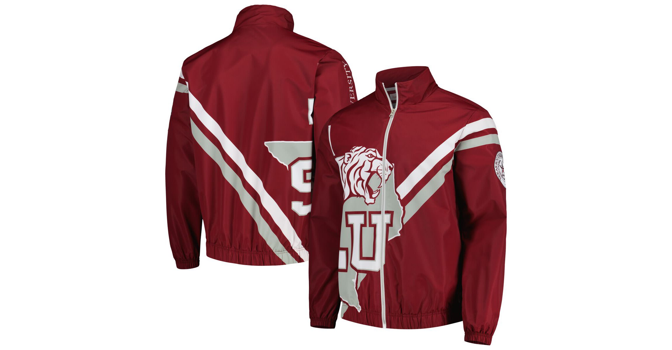 NCAA Texas Southern Tigers Exploded Logo Warm Up Full-Zip Jacket